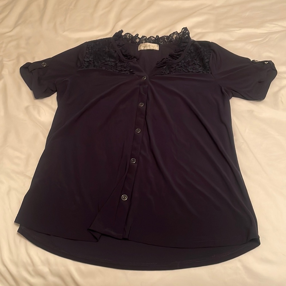 Emma & Olive button down blouse
